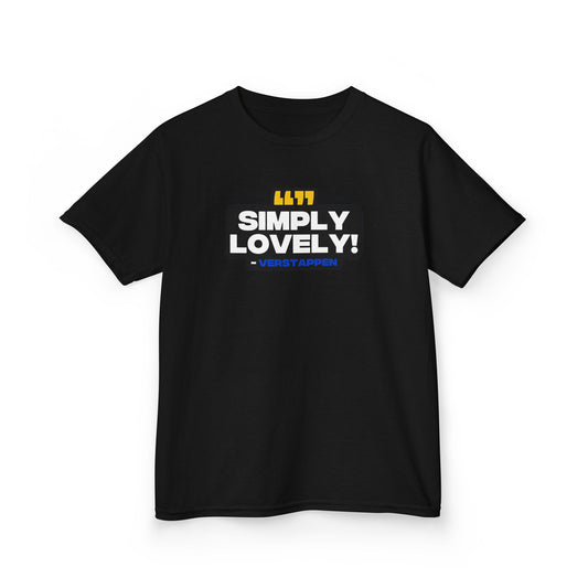 "Simply Lovely" Verstappen Radio Kids T-Shirt