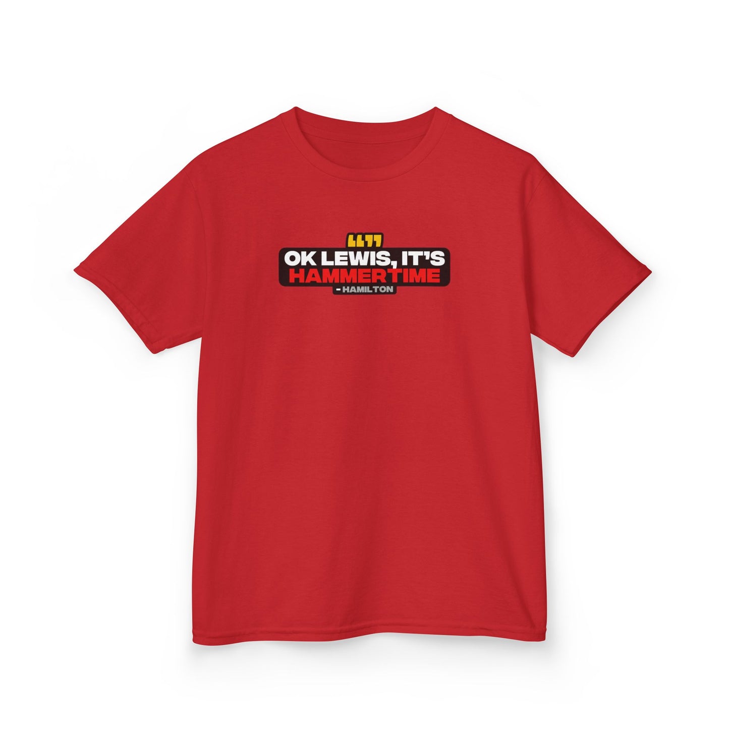 "Ok Lewis, it's Hammertime" Hamilton Radio Kids T-Shirt
