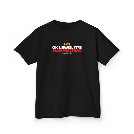 "Ok Lewis, it's Hammertime" Hamilton Radio Kids T-Shirt