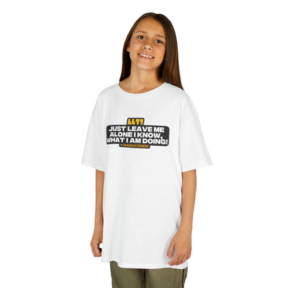 "Just leave me alone, I know what to do!" Raikkonen Radio Kids T-Shirt
