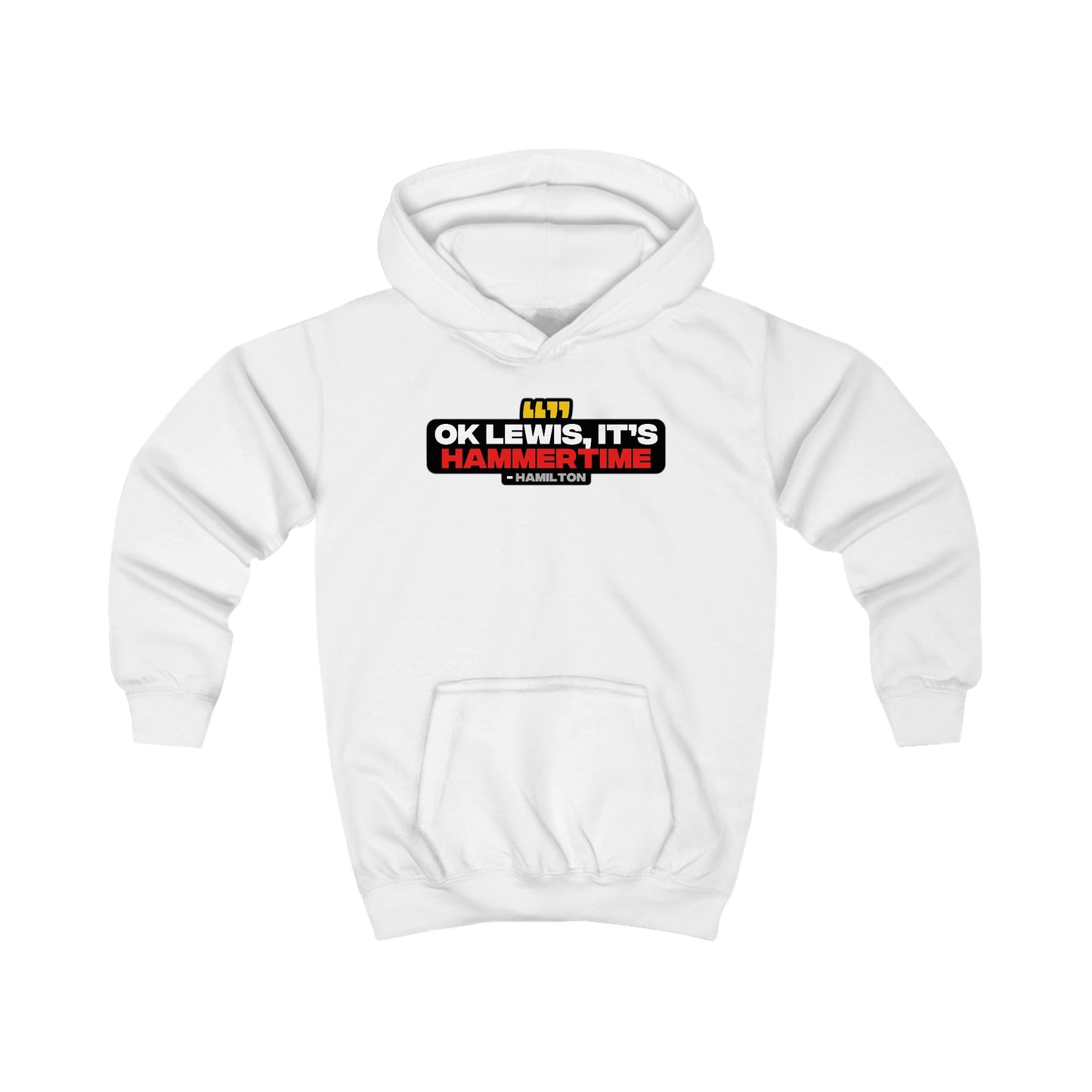 "Ok Lewis, it's Hammertime" Hamilton Radio Kids Hoodie