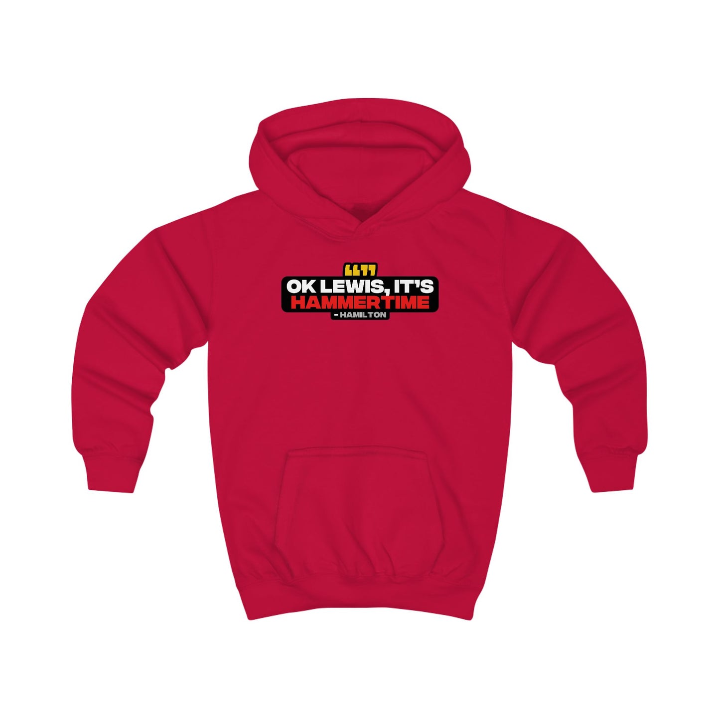 "Ok Lewis, it's Hammertime" Hamilton Radio Kids Hoodie