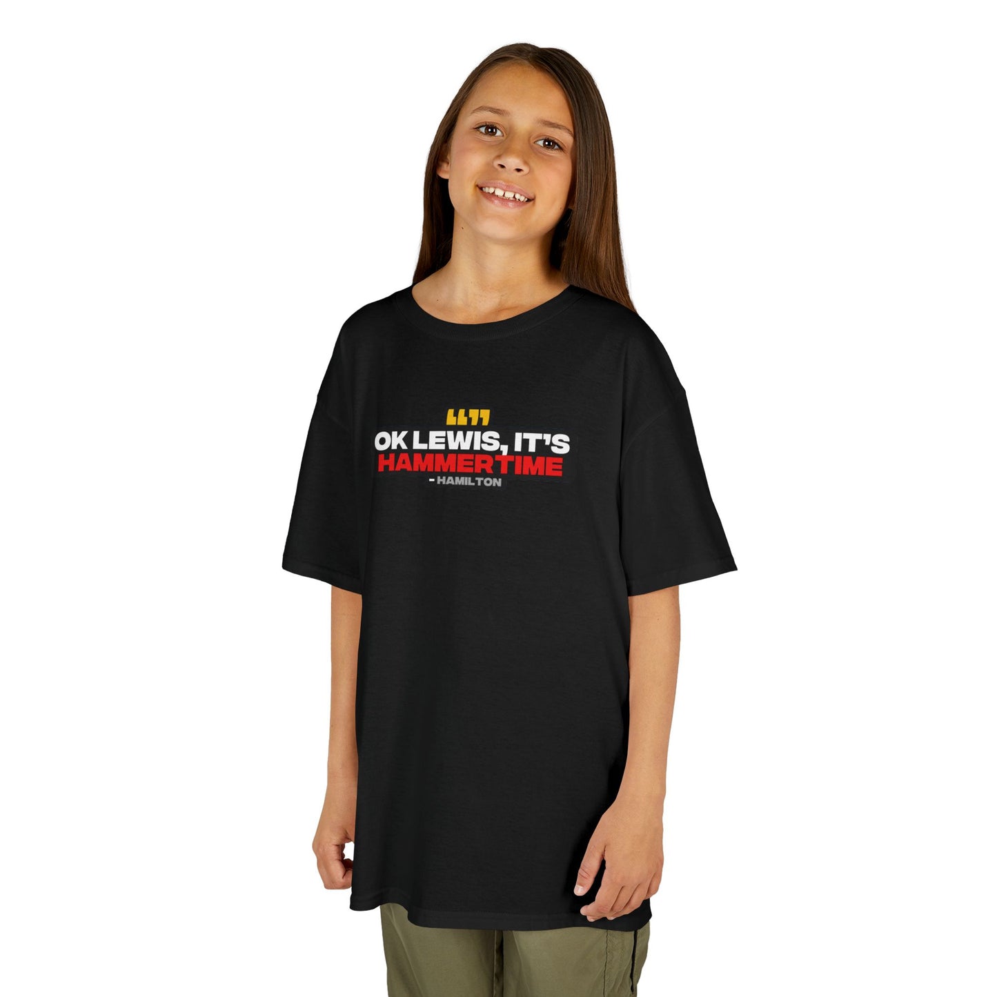 "Ok Lewis, it's Hammertime" Hamilton Radio Kids T-Shirt