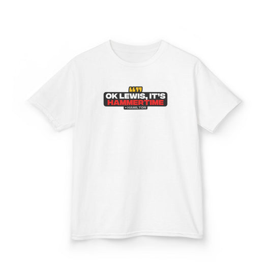"Ok Lewis, it's Hammertime" Hamilton Radio Kids T-Shirt