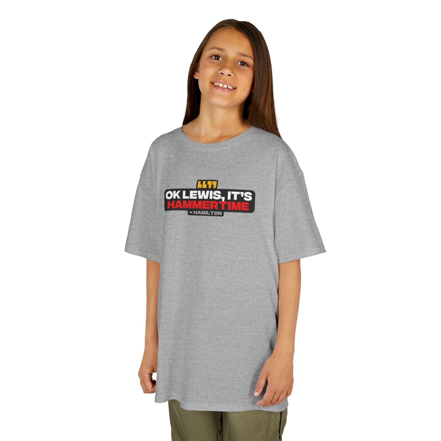 "Ok Lewis, it's Hammertime" Hamilton Radio Kids T-Shirt