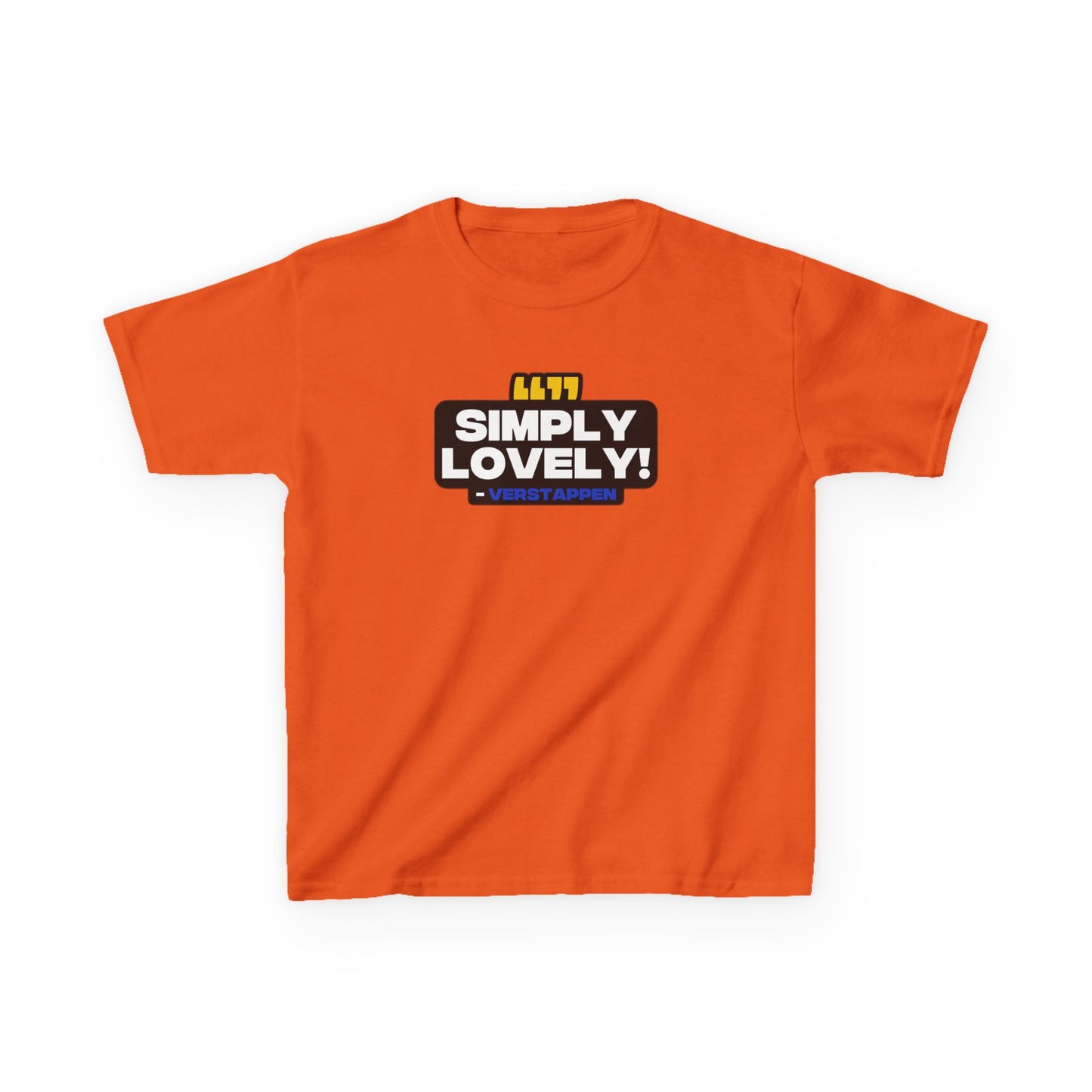 "Simply Lovely" Verstappen Radio Kids T-Shirt