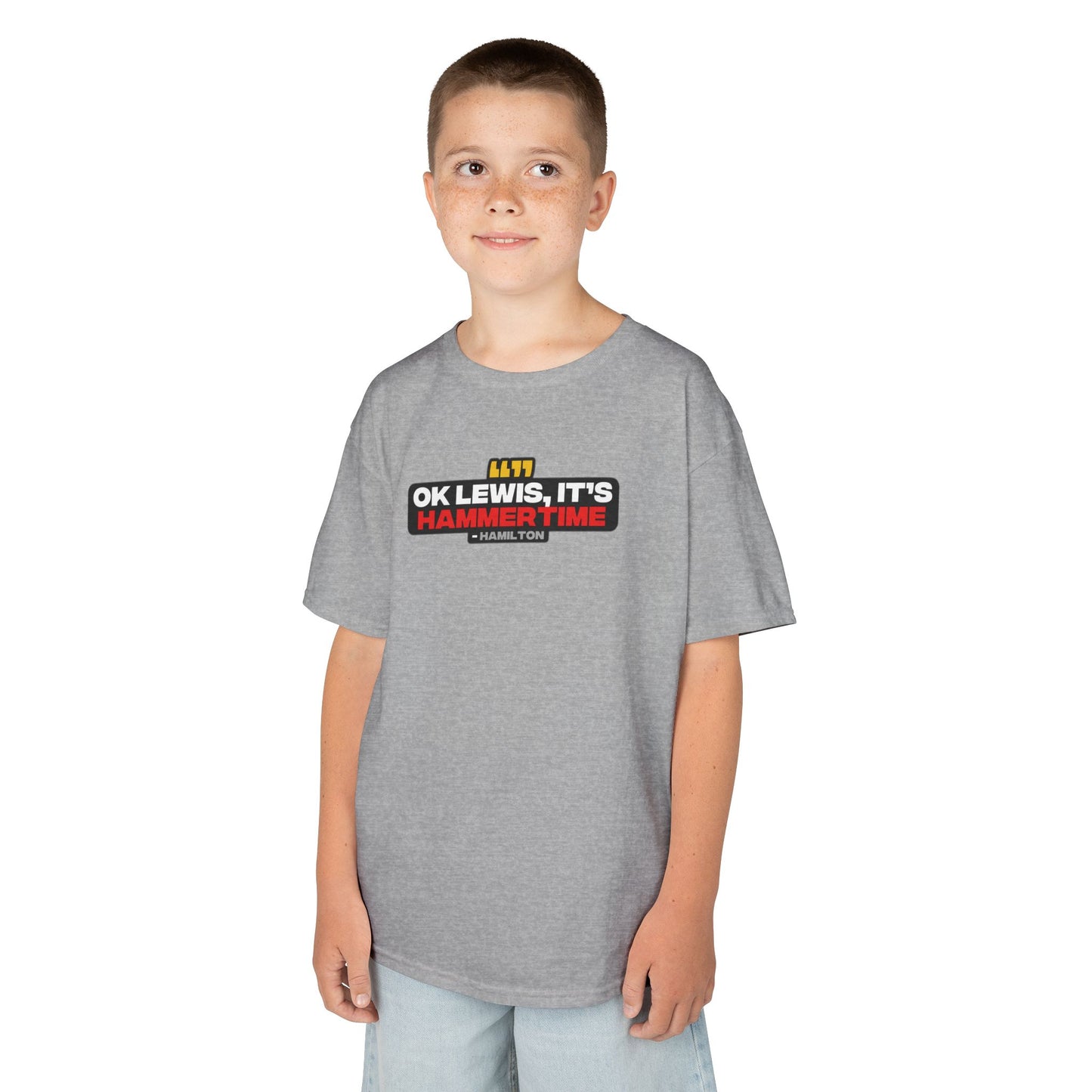 "Ok Lewis, it's Hammertime" Hamilton Radio Kids T-Shirt