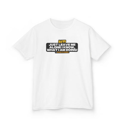 "Just leave me alone, I know what to do!" Raikkonen Radio Kids T-Shirt