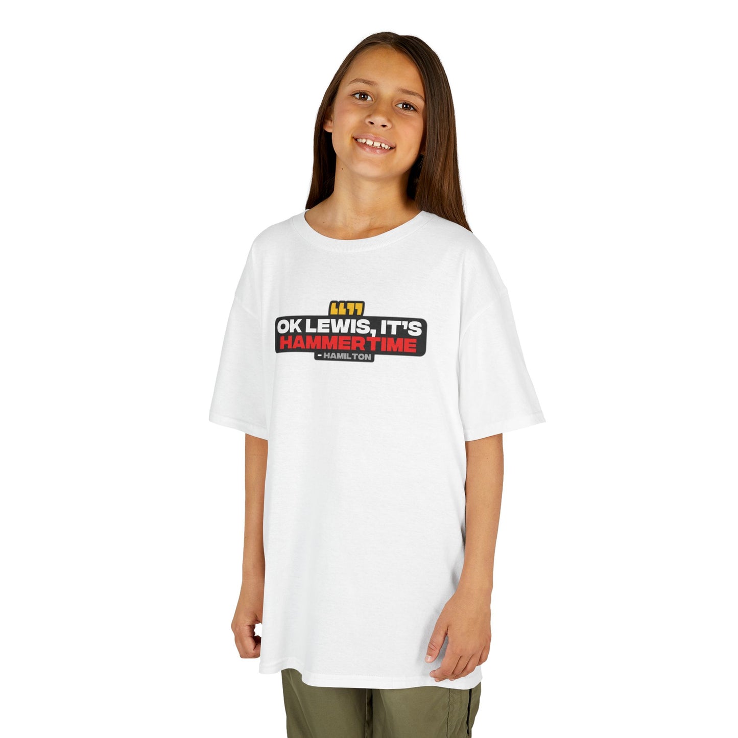 "Ok Lewis, it's Hammertime" Hamilton Radio Kids T-Shirt