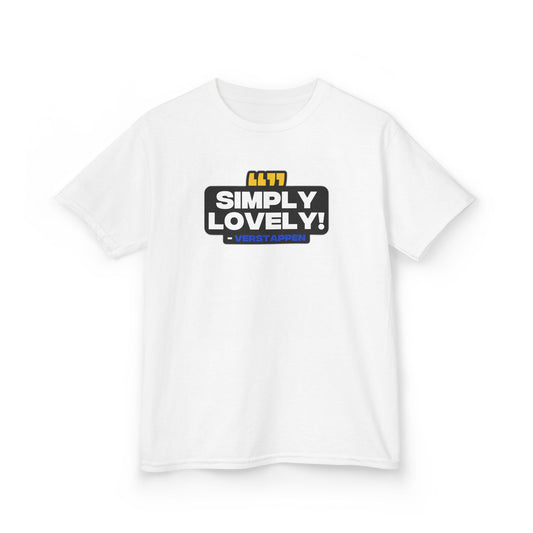"Simply Lovely" Verstappen Radio Kids T-Shirt