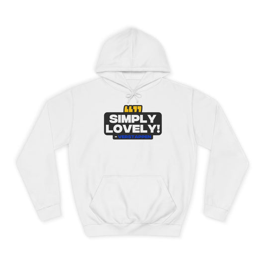 "Simply Lovely!" Verstappen Radio Unisex Hoodie
