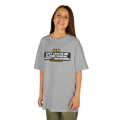 "Just leave me alone, I know what to do!" Raikkonen Radio Kids T-Shirt