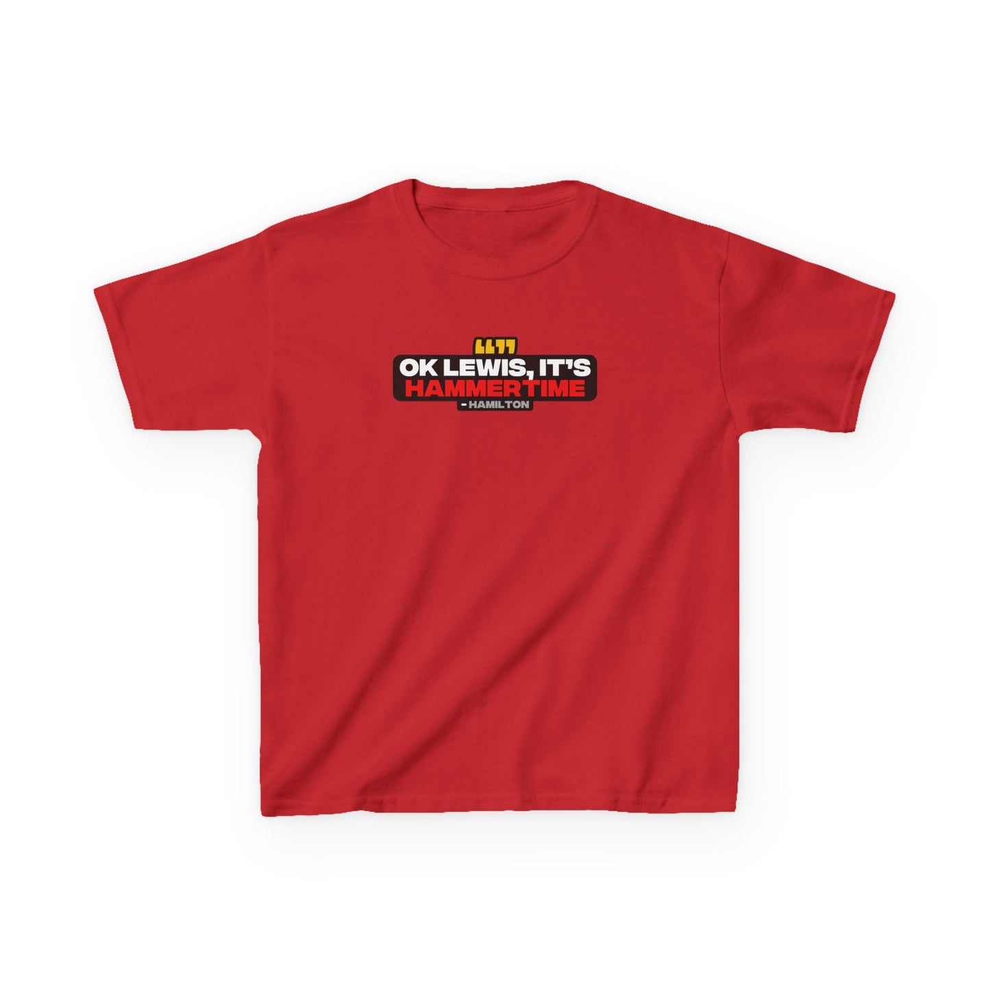 "Ok Lewis, it's Hammertime" Hamilton Radio Kids T-Shirt