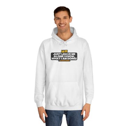 "Just leave me alone, I know what I am doing!" Raikkonen Radio Unisex Hoodie